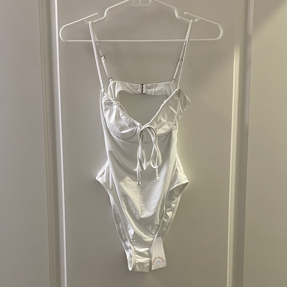 Dippin' Daisy's White One Piece Swimsuit - Never Worn
